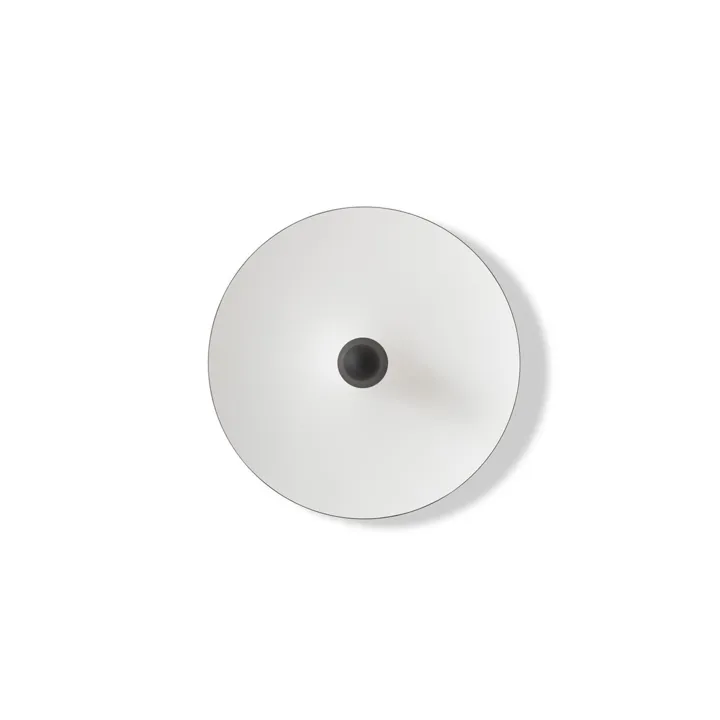 New Works Kantarell Væg/ Ø55 Sort/Hvid – væglampe — produktfoto