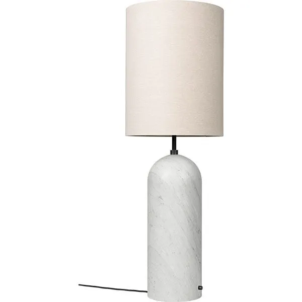 GUBI Gravity Tall XL Hvid/Canvas – gulvlampe — produktfoto