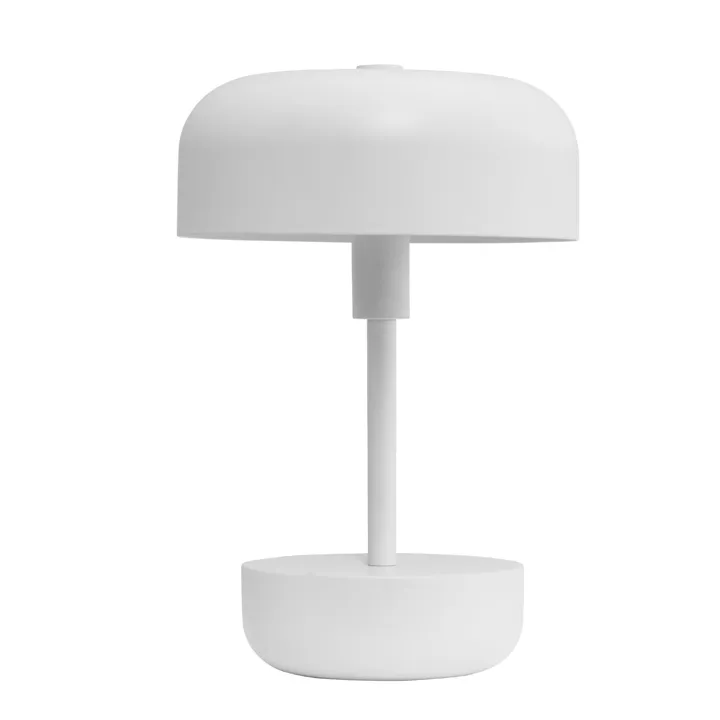 Dyberg Larsen Haipot LED Hvid – transportabel bordlampe — produktfoto