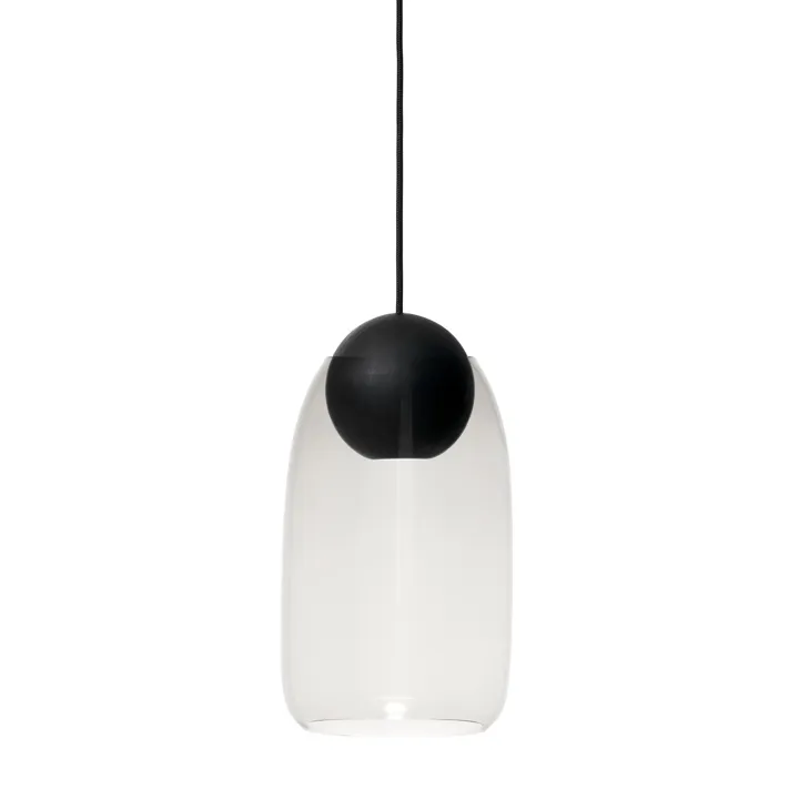Mater Liuku Ball Sort Lindetræ/Transparent – pendel — produktfoto