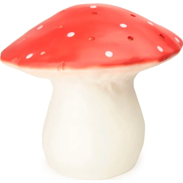 Heico Svamp børnelampe, rød, Ø29x30 cm – dekorationslys — produktfoto
