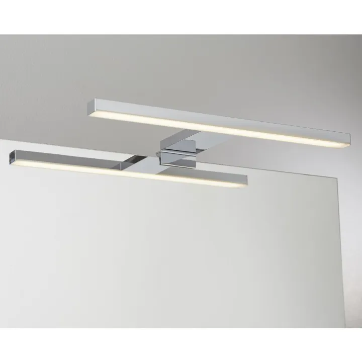Loevschall NextGen spejllampe, krom, 30 cm – væglampe — produktfoto