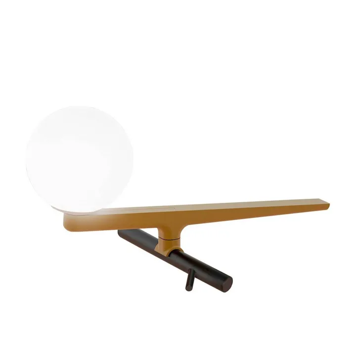 Artemide Yanzi Børstet Messing/Hvid – bordlampe — produktfoto