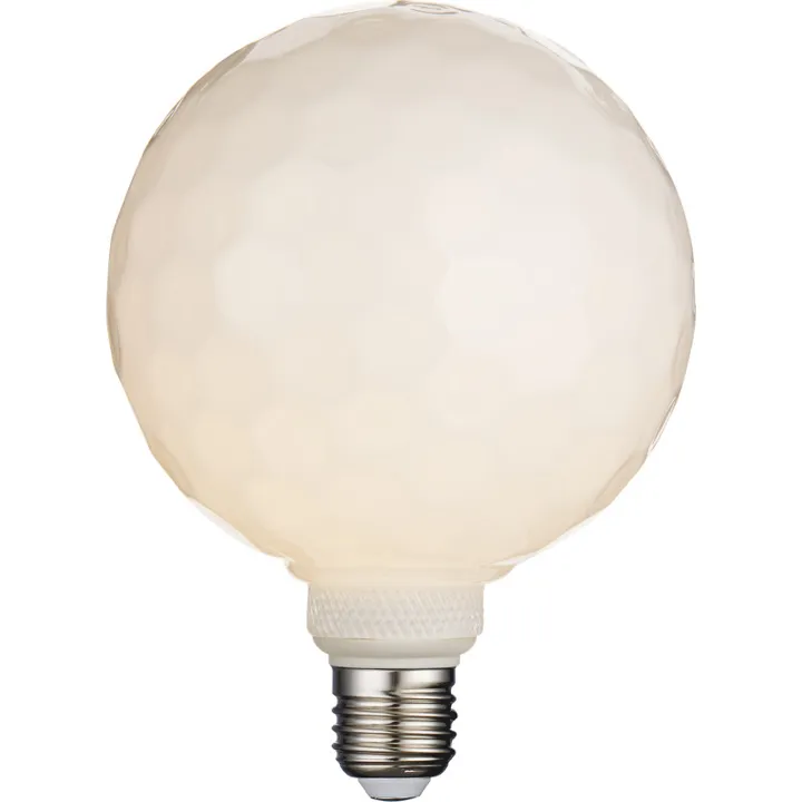 Halo Design Colors Geo E27 globepære, 3-trins dæmp, 2,5W, Ø12,5 cm – pære — produktfoto