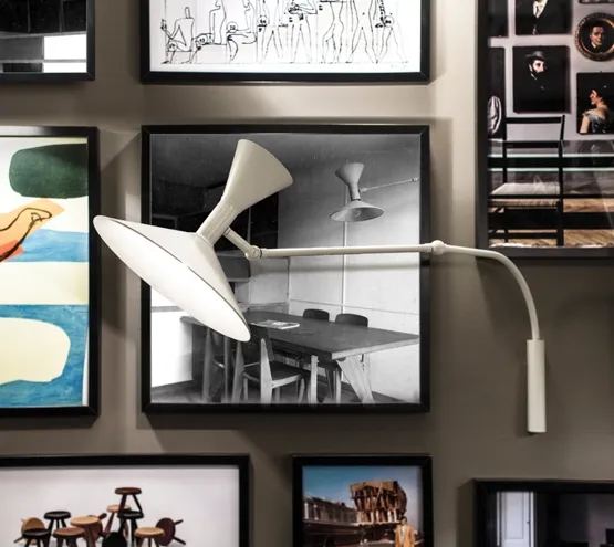 Nemo Mini Lampe de Marseille , hvid – væglampe — produktfoto