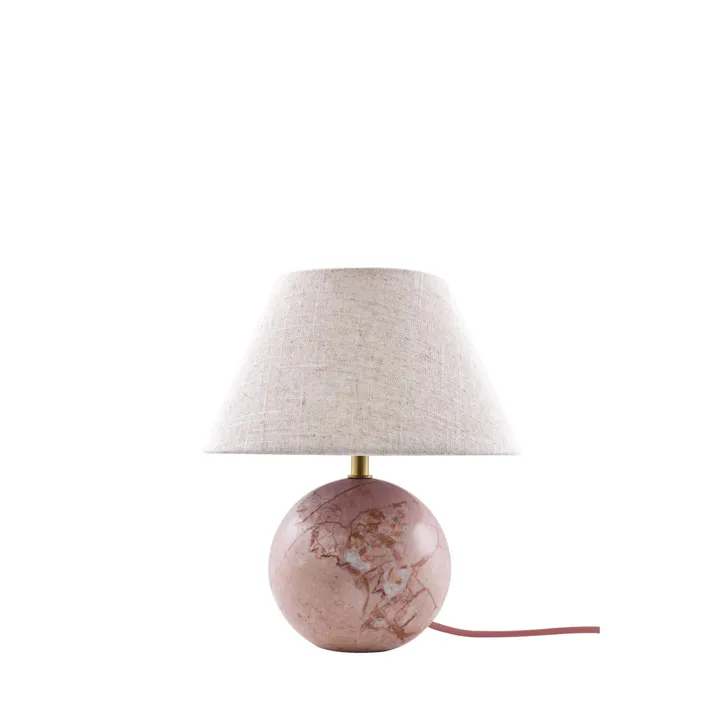 Globen Lighting Castello 24 Lyserød/Beige – bordlampe — produktfoto