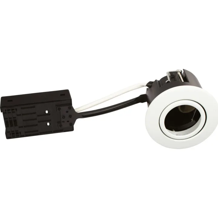 Scan Products Luna Quick Install udendørs indbygningsspot, GU10, hvid – udendørslampe — produktfoto
