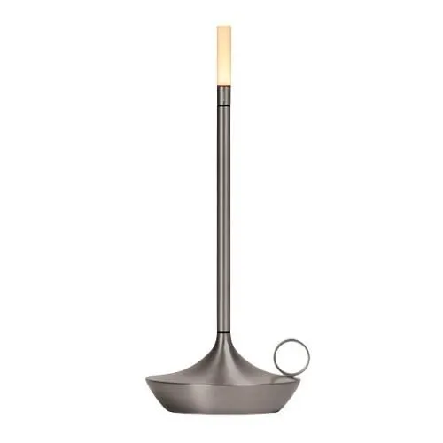 Graypants Wick Graphite – transportabel bordlampe — produktfoto