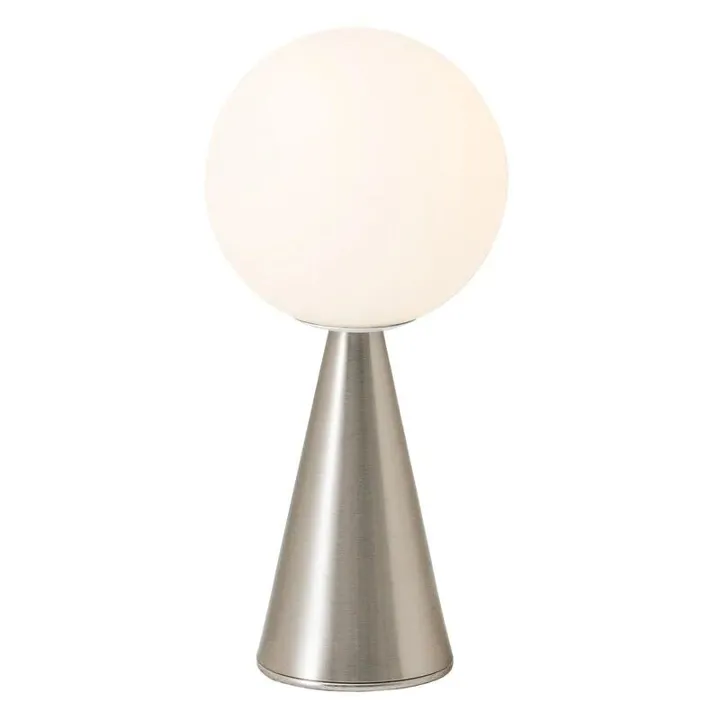 FontanaArte Bilia Mini Nikkel – bordlampe — produktfoto