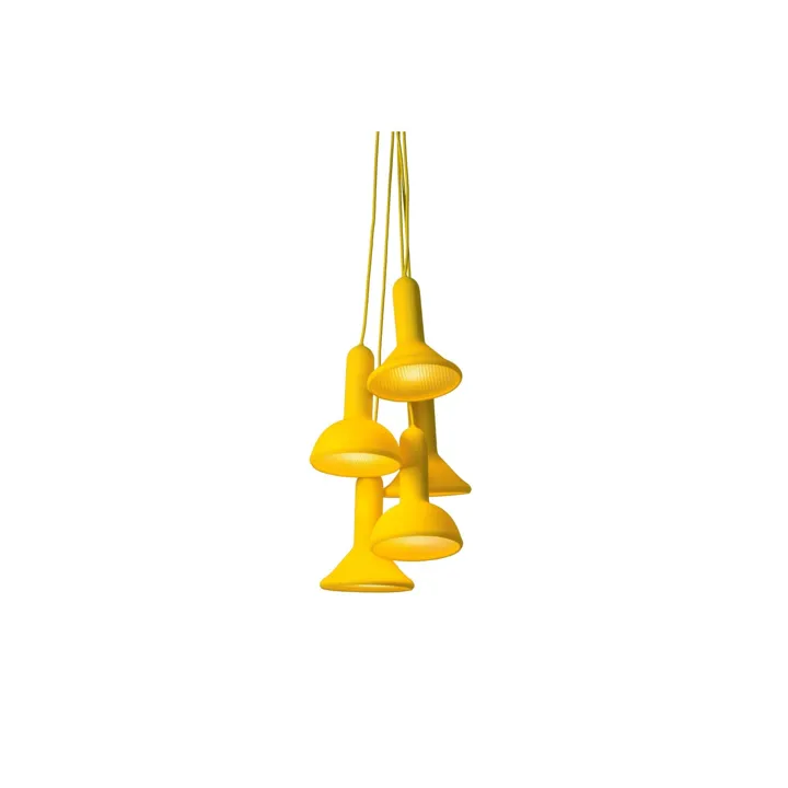 Established & Sons TORCH LIGHT S5 BUNCH H140 Gul – pendel — produktfoto