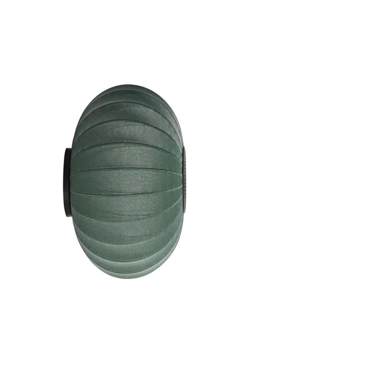 Made By Hand Knit-Wit Oval Ø57 cm Tweed Green – væglampe — produktfoto