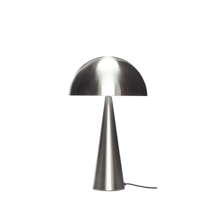 Hübsch Mush Høj Nikkel – bordlampe — produktfoto