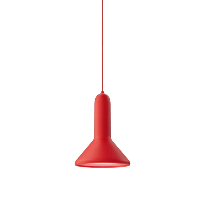 Established & Sons TORCH LIGHT S1 Cone Ø15 Rød – pendel — produktfoto