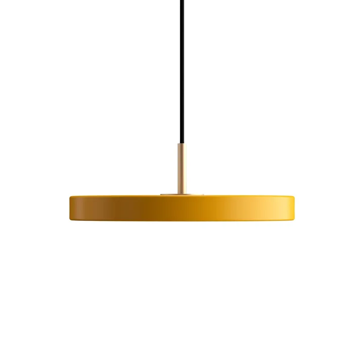 Umage Asteria Mini Gul med Messing Top – pendel — produktfoto