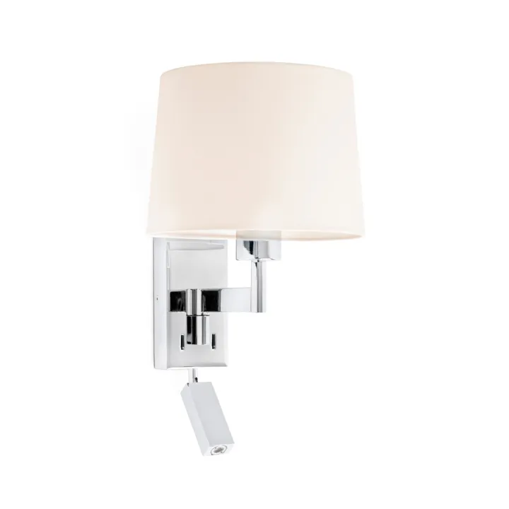 Faro ARTIS Krom/Beige – væglampe — produktfoto