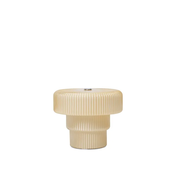 Ferm Living Ripple H10 Oat – transportabel bordlampe — produktfoto