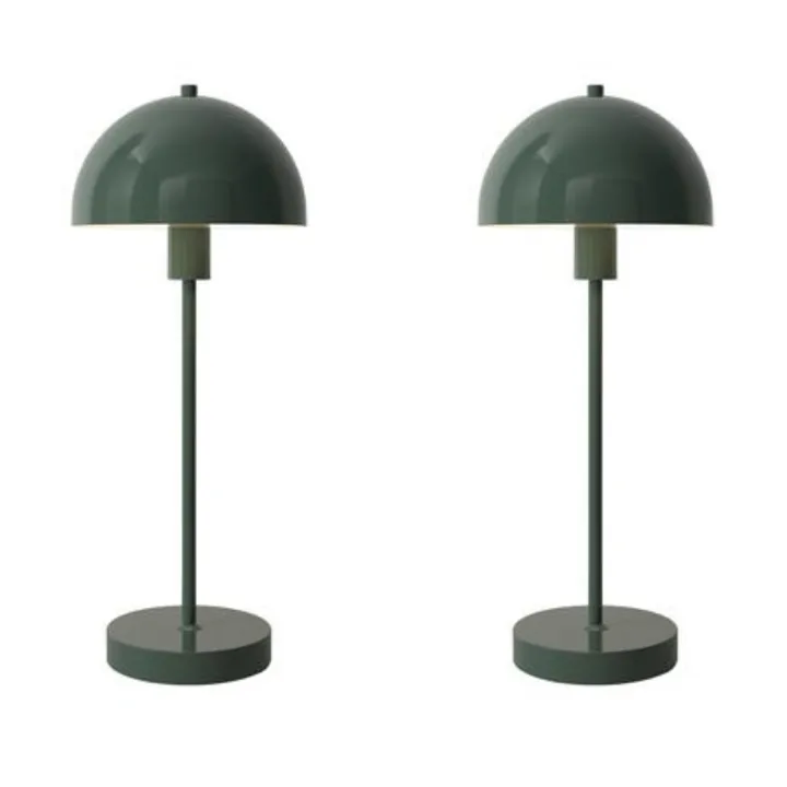 Herstal Vienda 2 stk - Oak Leaf Green – bordlampe — produktfoto
