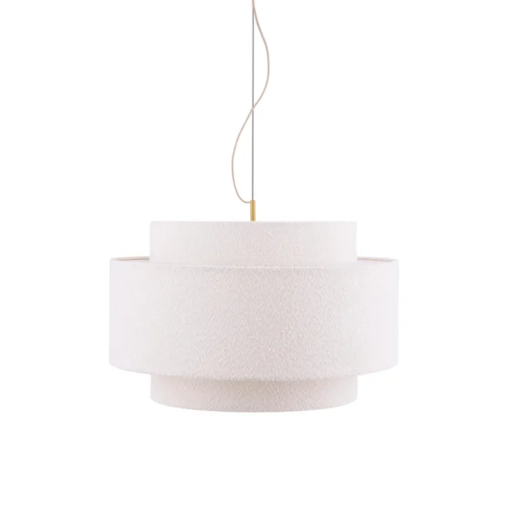 Globen Lighting Noah 70 Bouclé Hvid – pendel — produktfoto