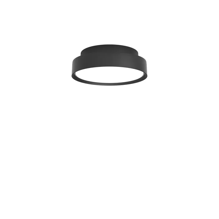 Louis Poulsen LP Slim Round Ø25 3000K & Dali Sort – loftlampe — produktfoto