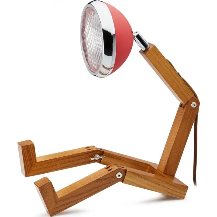 Wattson Mr Wattson , mørkerød – bordlampe — produktfoto