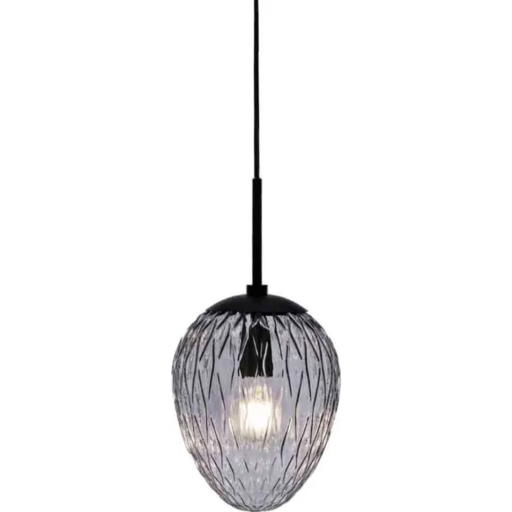 Halo Design Woods , røgfarvet, Ø20 cm – pendel — produktfoto