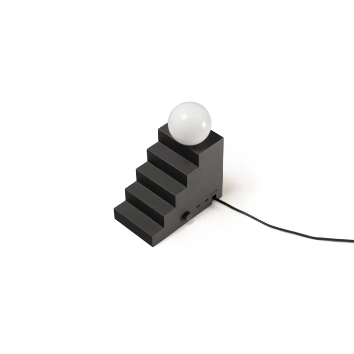 Oblure Stair V2 Sort – bordlampe — produktfoto
