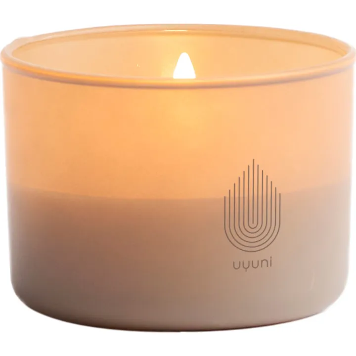 Uyuni LED stearinlys, beige — produktfoto