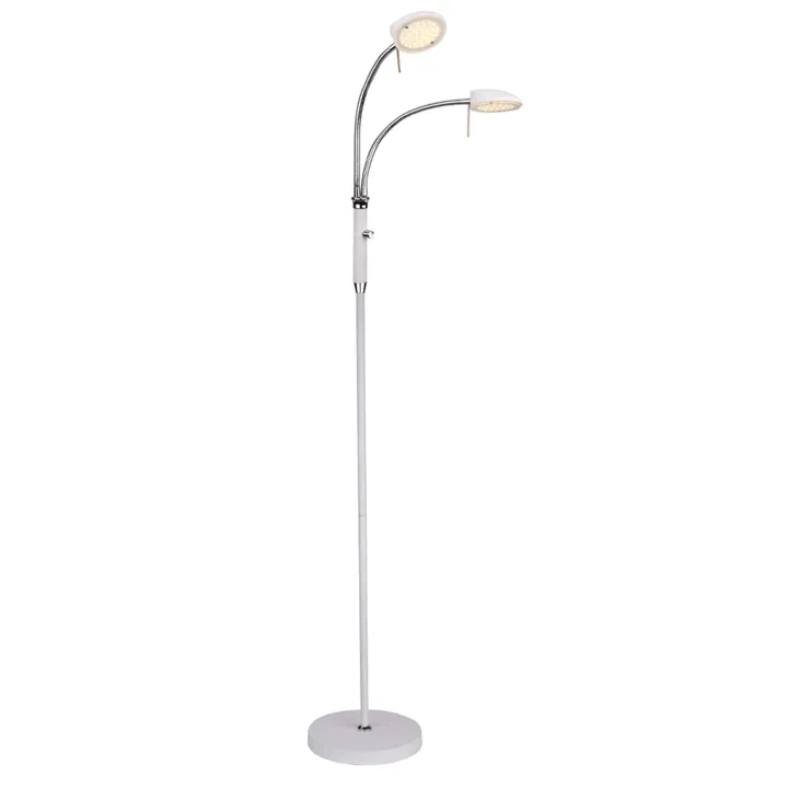 Halo Design Vegas 2-arme Hvid – gulvlampe — produktfoto