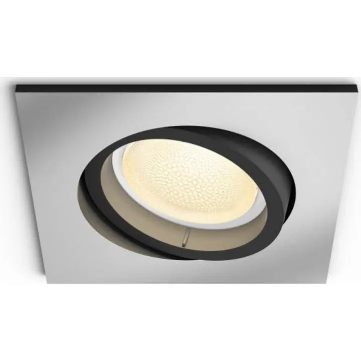 Philips Hue Centura indbygningsspot, firkantet, aluminium – indbygningsspot — produktfoto