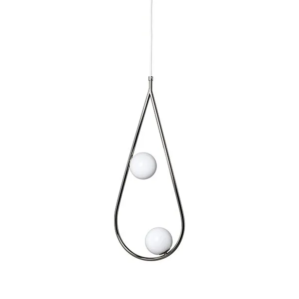 Pholc PEARLS 65 Blank Nikkel/Opal – pendel — produktfoto