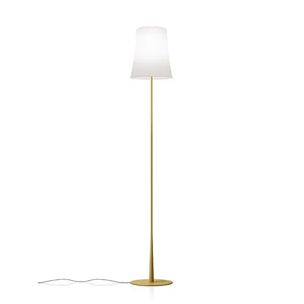 Foscarini Birdie Easy Sand Gul – gulvlampe — produktfoto