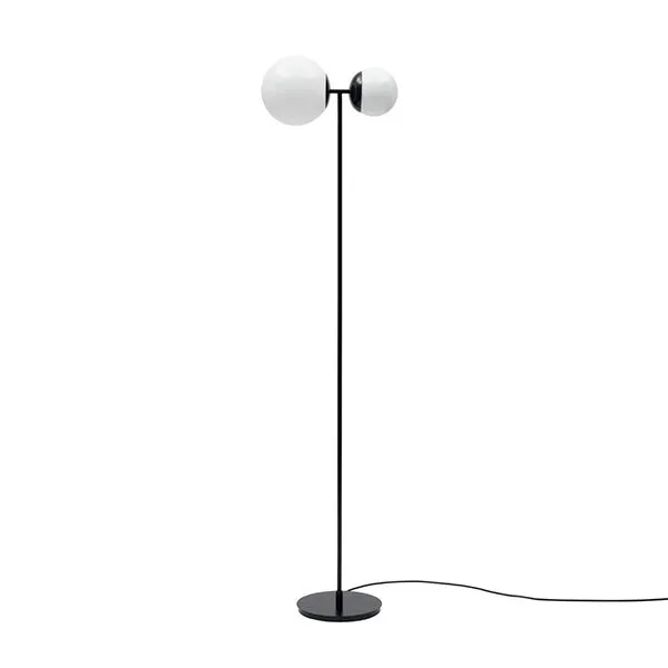 TATO Biba Hvid & Mat Sort – gulvlampe — produktfoto