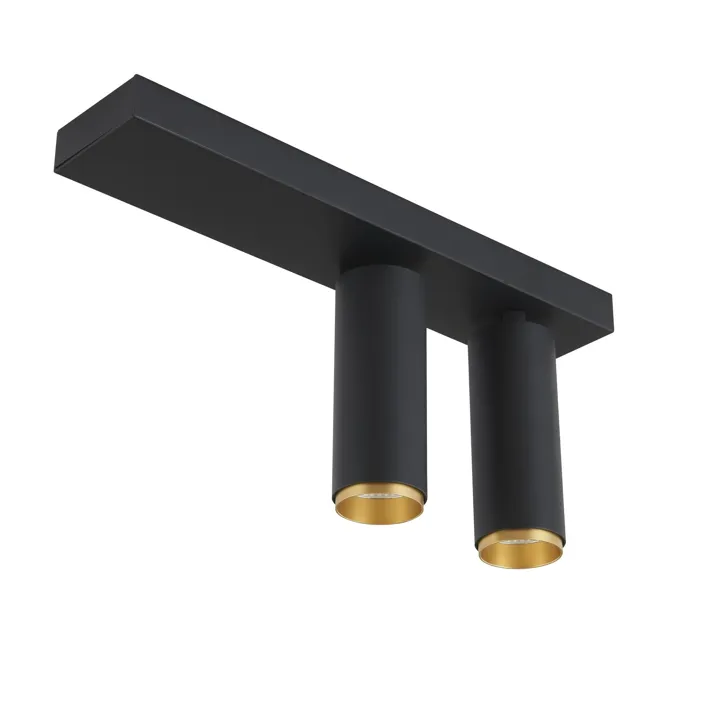 Loom Design X-Beam Double Spot Sort/Guld – spot — produktfoto