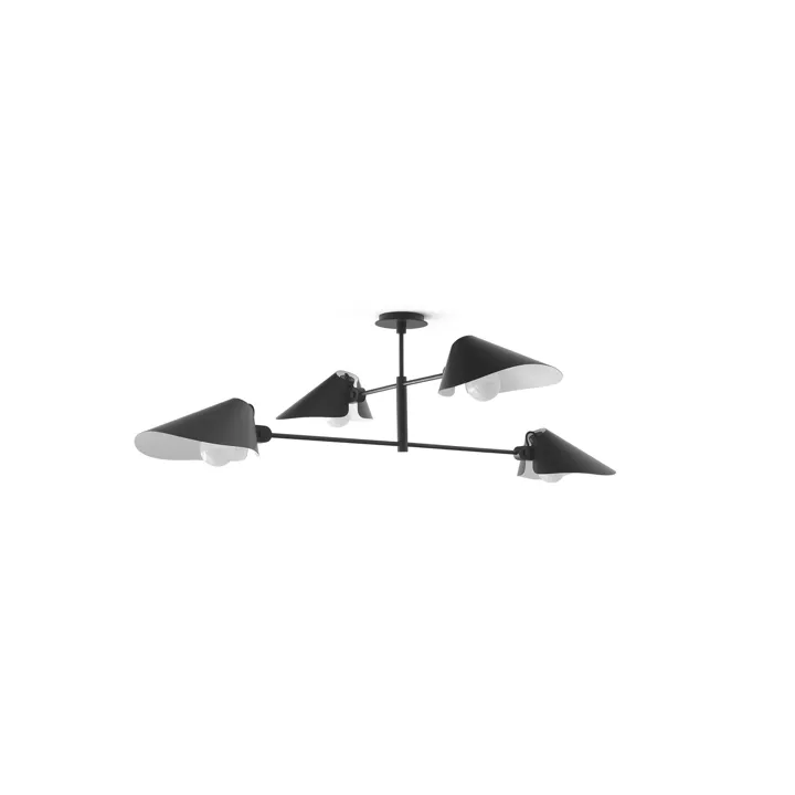 &Tradition Bonnet SC91 Ø100 Sort – loftlampe — produktfoto