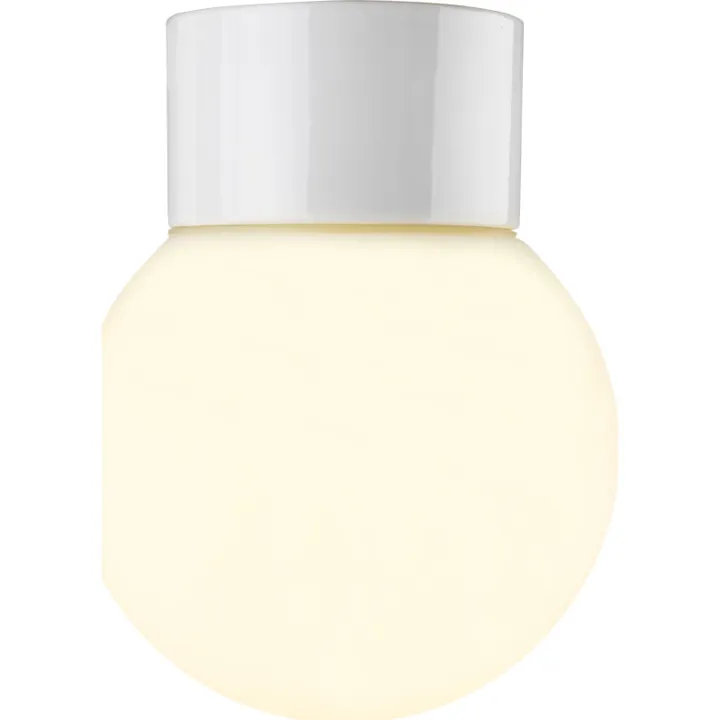 Ifö Electric Classic Globe , Ø15 cm, hvid/opal – loftlampe — produktfoto