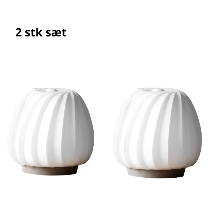 Tom Rossau ST906 XS 2-Pack - Hvid Coated Papir Ø13 – bordlampe — produktfoto