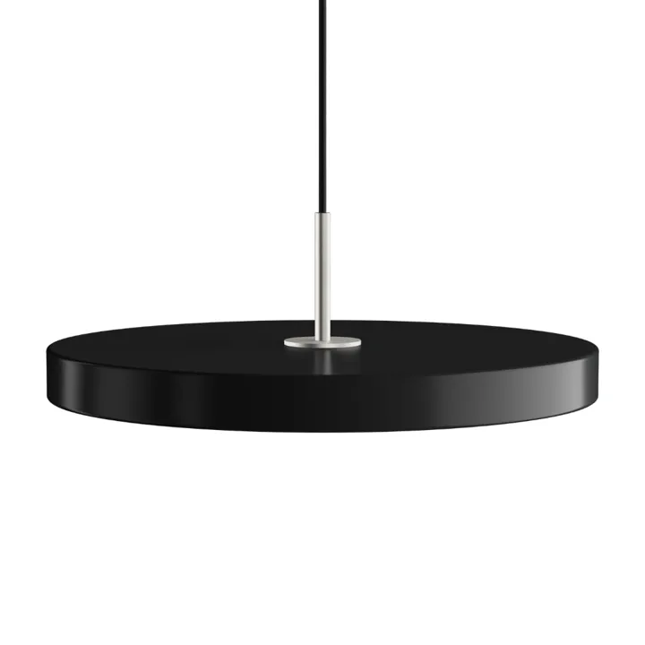 Umage Asteria Plus Medium Black m/ Ståltop – pendel — produktfoto