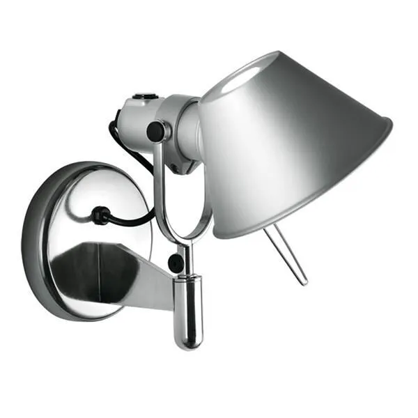 Artemide Tolomeo Faretto LED Uden Afbryder 2700K Aluminium – væglampe — produktfoto