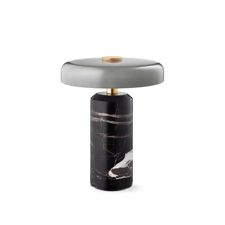 Design By Us Trip Ash Marble/Grå – transportabel bordlampe — produktfoto