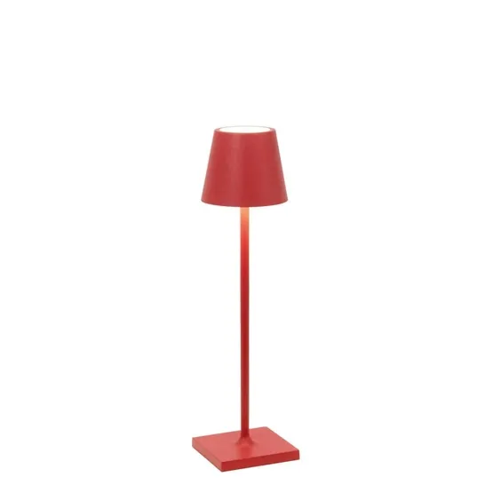 Zafferano Poldina micro batterilampe / , rød – transportabel bordlampe — produktfoto