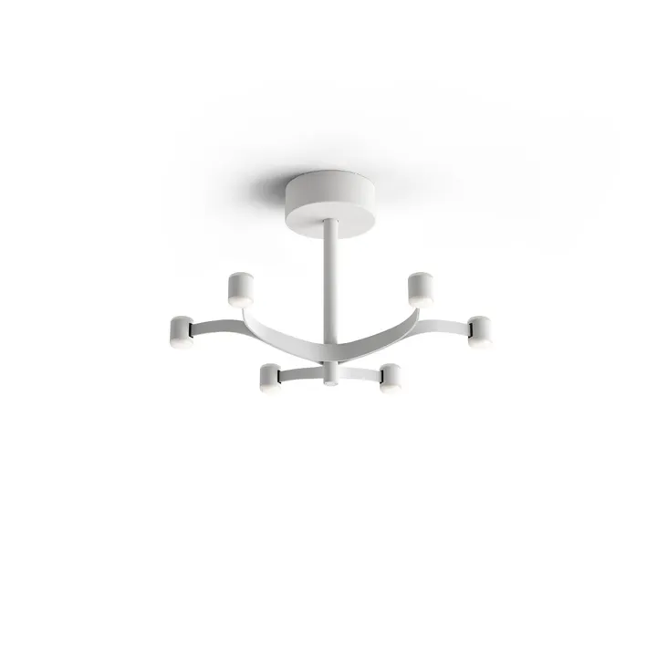 Stilnovo Fronda Ø48 White 9003 – loftlampe — produktfoto
