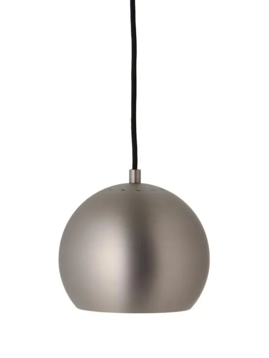 Frandsen Lighting Ball Ø18, børstet satin – pendel — produktfoto