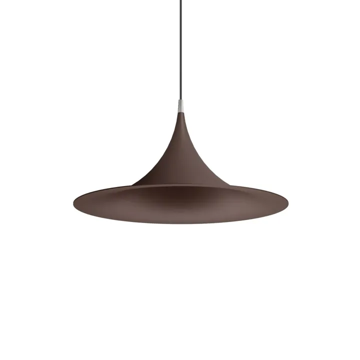 Linea Light collection Morgana Ø47 Nikkel/Mørkebrun – pendel — produktfoto