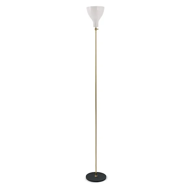 TATO Lady V Messing & Hvid Lige – gulvlampe — produktfoto