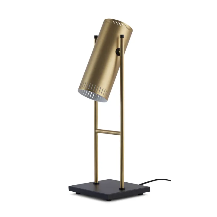 Warm Nordic Trombone Messing – bordlampe — produktfoto
