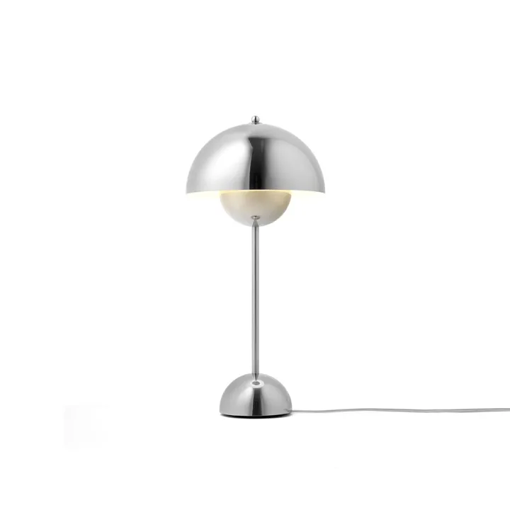 &Tradition Flowerpot VP3 Poleret Stål – bordlampe — produktfoto