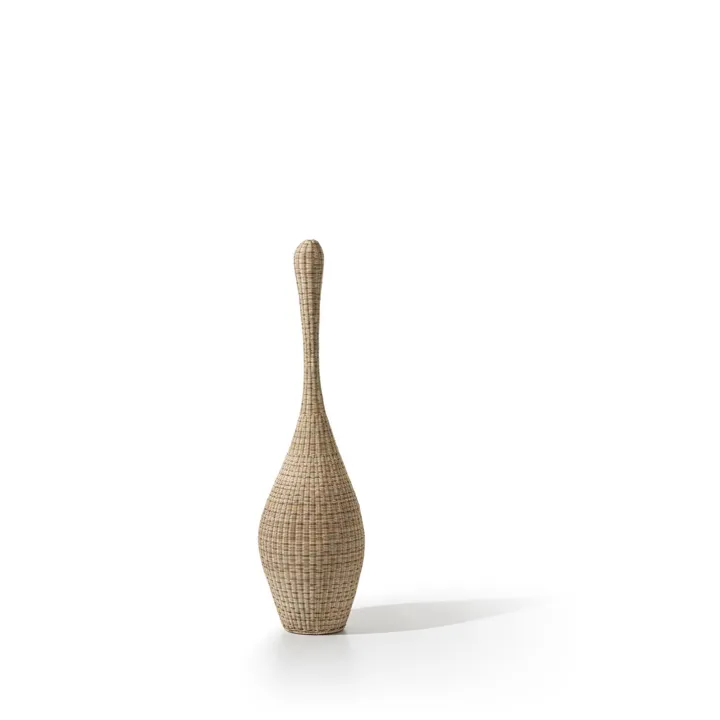 Gervasoni Bolla Medium Rattan – gulvlampe — produktfoto