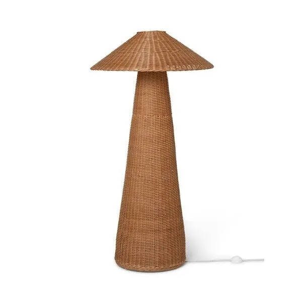 Ferm Living Dou Natural – gulvlampe — produktfoto