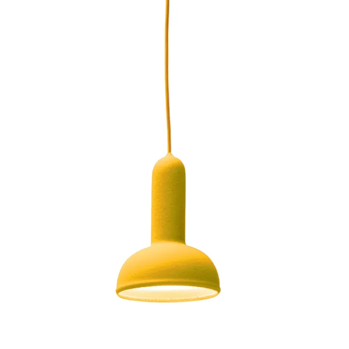 Established & Sons TORCH LIGHT S2 Round Ø15 Gul – pendel — produktfoto