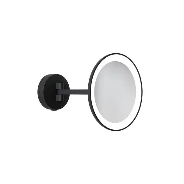 Astro Mascali Round LED Mat Sort – væglampe — produktfoto